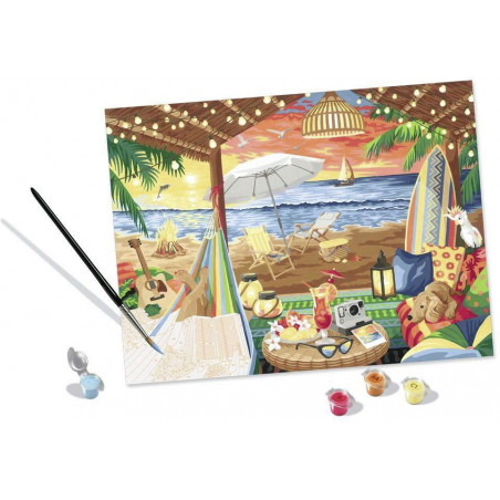 Ravensburger - Malen nach Zahlen - CreArt - Cozy Cabana