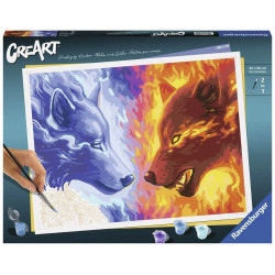 Ravensburger - Malen nach Zahlen - CreArt - Fire & Ice