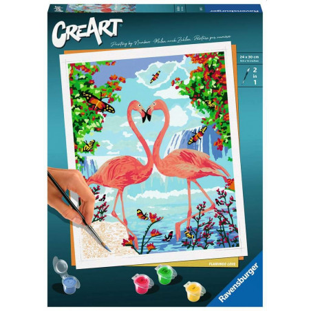 Ravensburger - Malen nach Zahlen - Flamingo Love