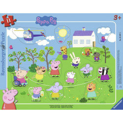 Ravensburger - Peppa Pig - Seilspringen mit Peppa Wutz, 11 Teile