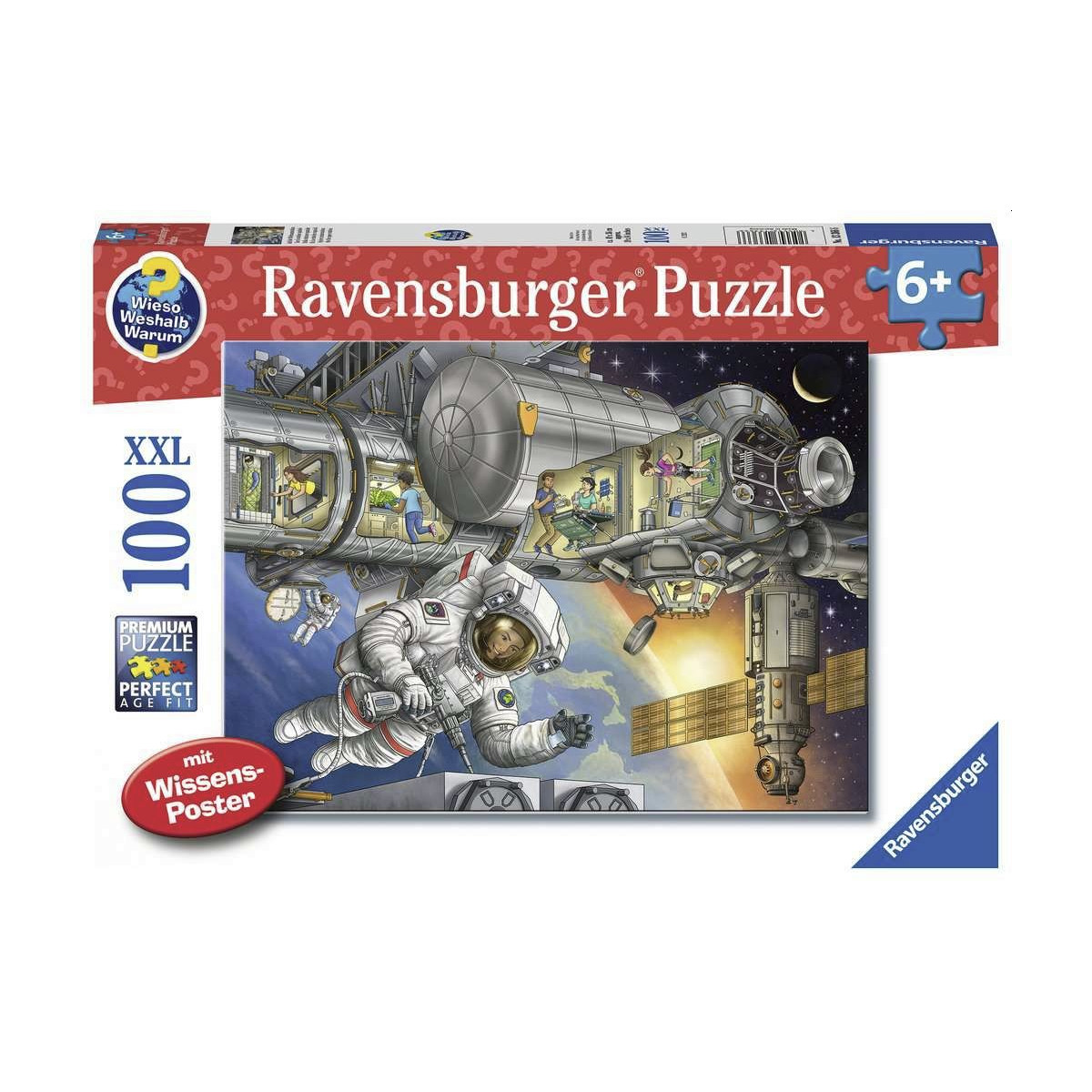 Ravensburger - Wieso? Weshalb? Warum? Auf der Weltraumstation, 100 Teile