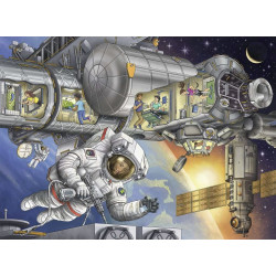 Ravensburger - Wieso? Weshalb? Warum? Auf der Weltraumstation, 100 Teile Ravensburger - Wieso? Weshalb? Warum? Auf der Weltraumstation, 100 Teile