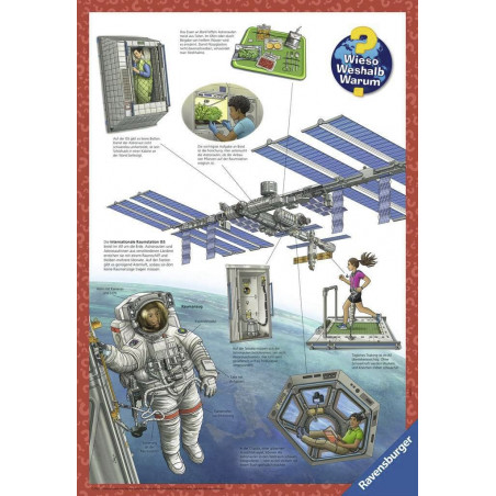 Ravensburger - Wieso? Weshalb? Warum? Auf der Weltraumstation, 100 Teile Ravensburger - Wieso? Weshalb? Warum? Auf der Weltraumstation, 100 Teile