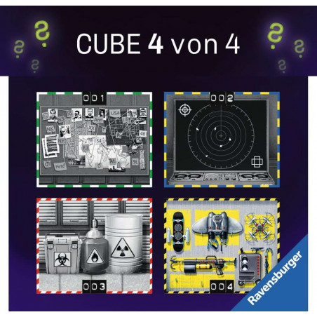 Ravensburger - Mystery Cube Das Agentenausrüstungslager