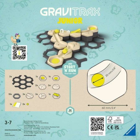 Ravensburger - GraviTrax Junior Starter-Set S Start and Run Ravensburger - GraviTrax Junior Starter-Set S Start and Run