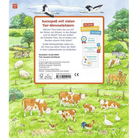 Ravensburger - Mein großes Sachen suchen: Alle Tiere der Welt Ravensburger - Mein großes Sachen suchen: Alle Tiere der Welt
