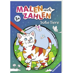 Ravensburger - Malen nach Zahlen ab 5: Süße Tiere