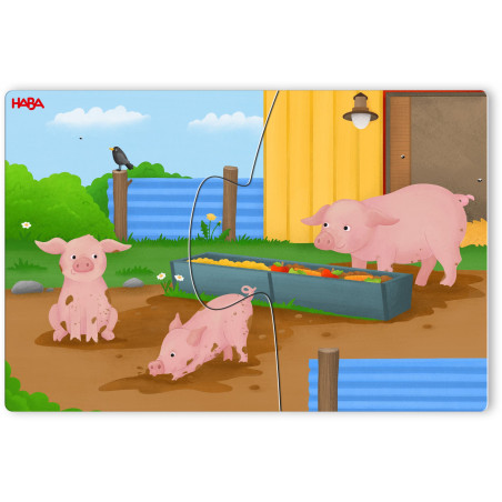 HABA - 10 Puzzles - Auf dem Bauernhof