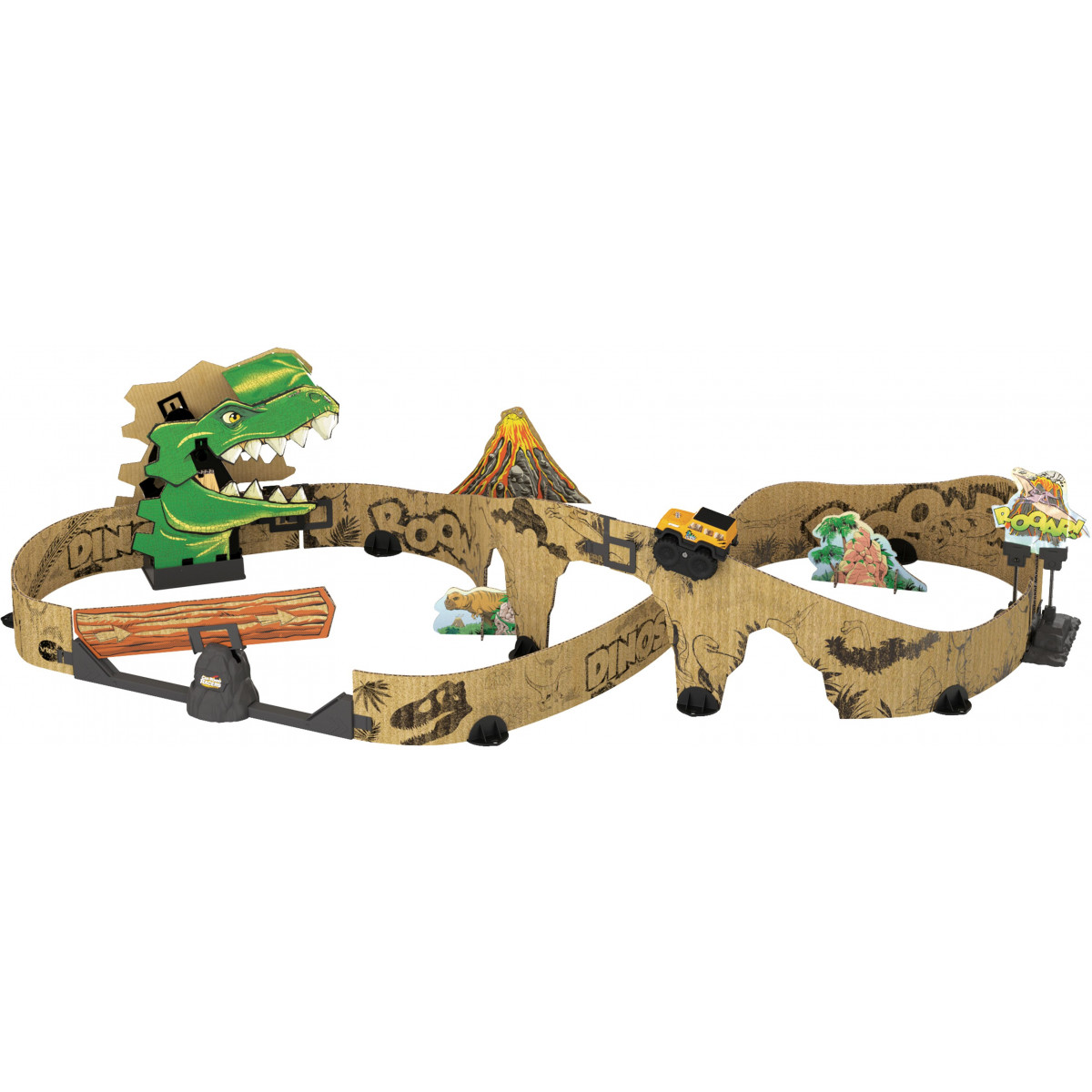 VTech - Car Board Racers - Dino-Adventure Set