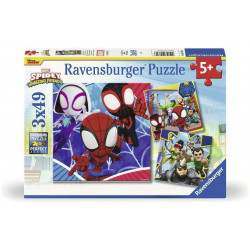 Ravensburger - Marvel - Spideys Abenteuer, 49 Teile