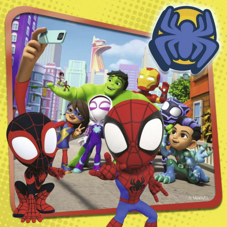 Ravensburger - Marvel - Spideys Abenteuer, 49 Teile