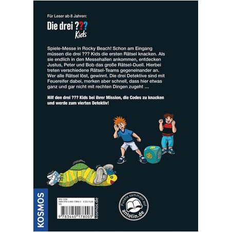 KOSMOS - Die drei ??? Kids Mission Spiele-Code KOSMOS - Die drei ??? Kids Mission Spiele-Code