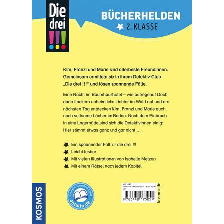 KOSMOS - Die drei !!! Bücherhelden 2. Klasse Tatort Baumhaus KOSMOS - Die drei !!! Bücherhelden 2. Klasse Tatort Baumhaus