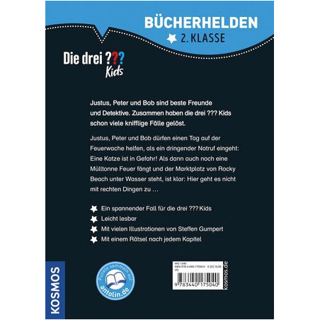 KOSMOS - Die drei ??? Kids Bücherhelden 2. Klasse Feuerwehr-Alarm KOSMOS - Die drei ??? Kids Bücherhelden 2. Klasse Feuerwehr-Alarm
