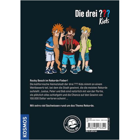 KOSMOS - Die drei ??? Kids Die Rekorde-Jagd KOSMOS - Die drei ??? Kids Die Rekorde-Jagd