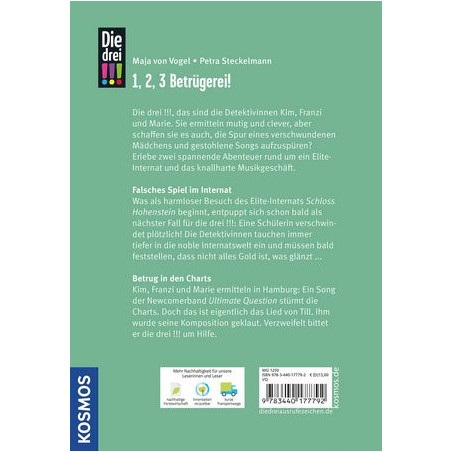 KOSMOS - Die drei !!! 1 2 3 - Betrügerei KOSMOS - Die drei !!! 1 2 3 - Betrügerei