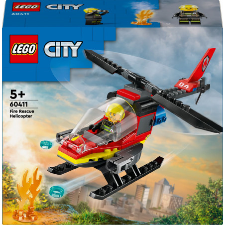 LEGO City 60411 - Feuerwehrhubschrauber