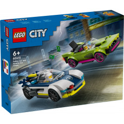 LEGO City 60415 - Verfolgungsjagd mit Polizeiauto und Muscle Car