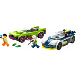 LEGO City 60415 - Verfolgungsjagd mit Polizeiauto und Muscle Car