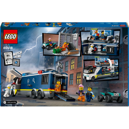 LEGO City 60418 - Polizeitruck mit Labor