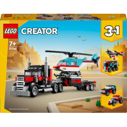 LEGO Creator 31146 - Tieflader mit Hubschrauber