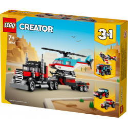 LEGO Creator 31146 - Tieflader mit Hubschrauber