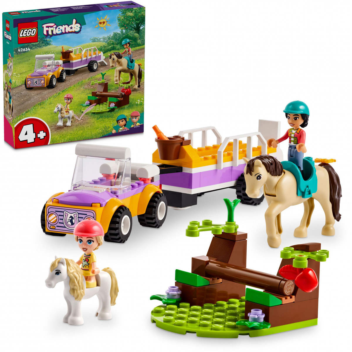 LEGO Friends 42634 - Pferde- und Pony-Anhänger