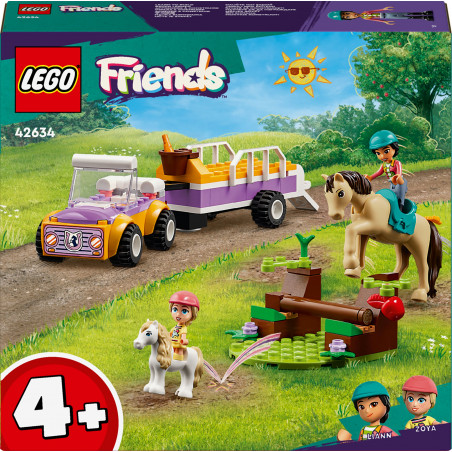 LEGO Friends 42634 - Pferde- und Pony-Anhänger