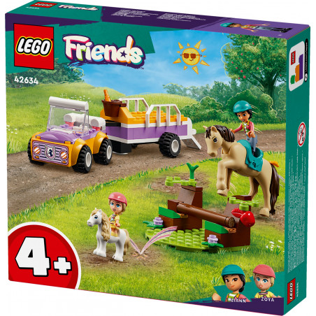 LEGO Friends 42634 - Pferde- und Pony-Anhänger