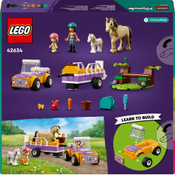 LEGO Friends 42634 - Pferde- und Pony-Anhänger