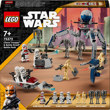 LEGO Star Wars 75372 - Clone Trooper & Battle Droid Battle Pack