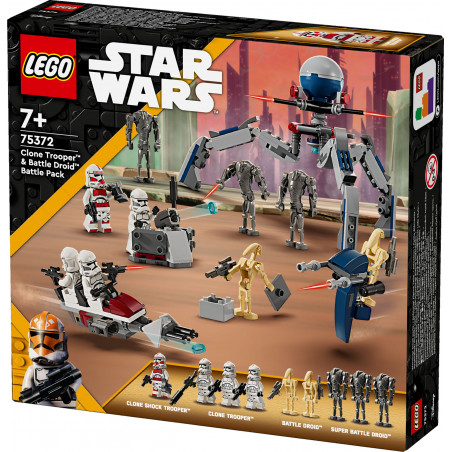 LEGO Star Wars 75372 - Clone Trooper & Battle Droid Battle Pack