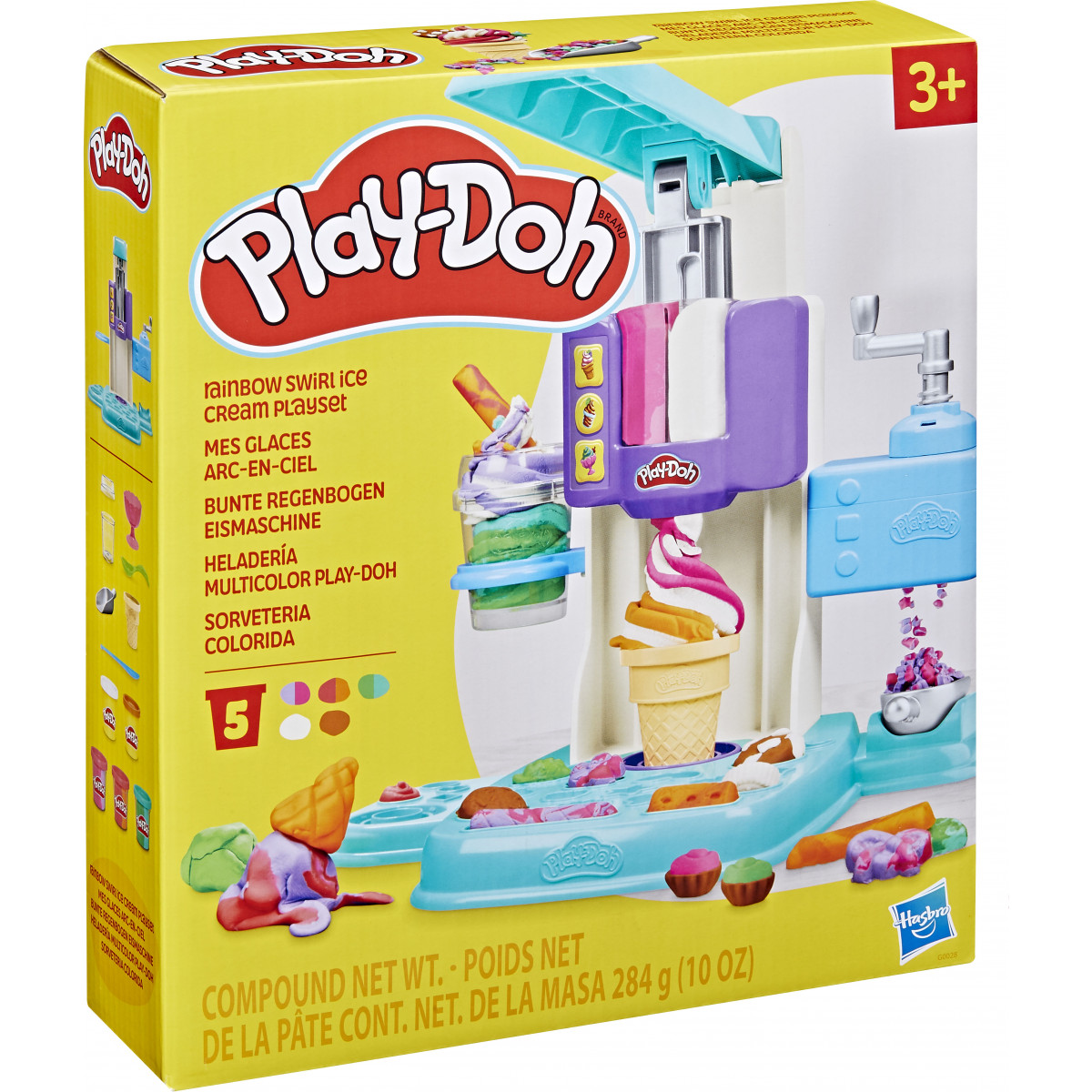 Hasbro - Play-Doh Bunte Regenbogen Eismaschine