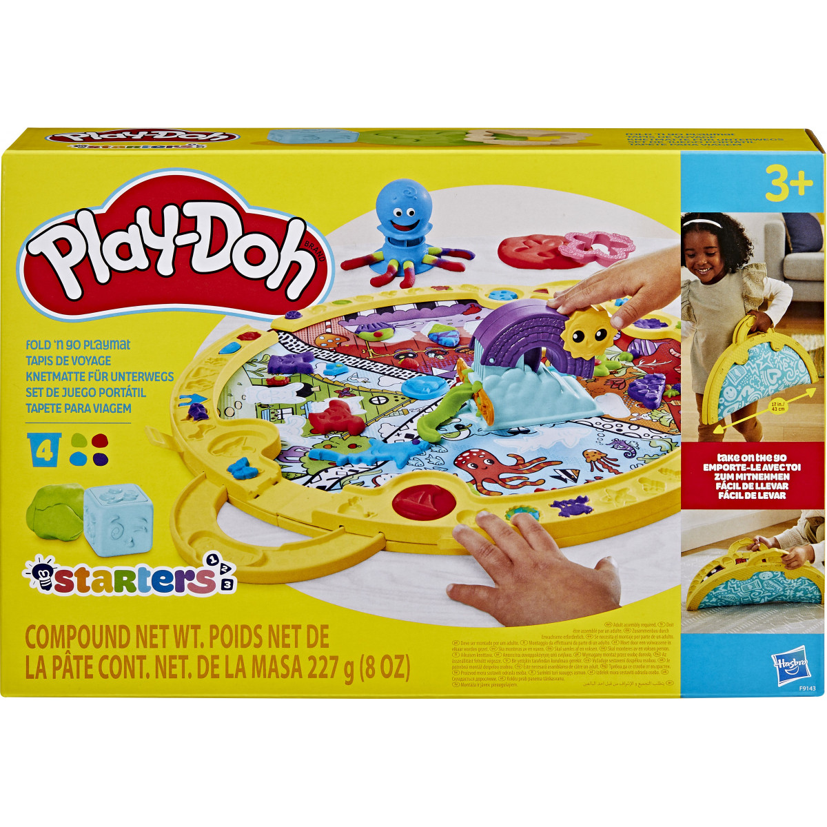 Hasbro - Play-Doh Starters Knetmatte für unterwegs