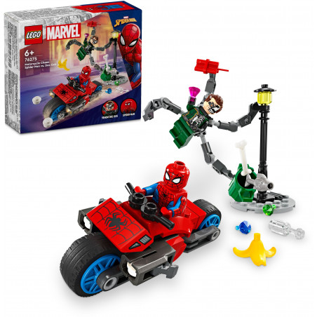 LEGO Super Heroes 76275 - Motorrad-Verfolgungsjagd: Spider-Man vs. Doc Ock