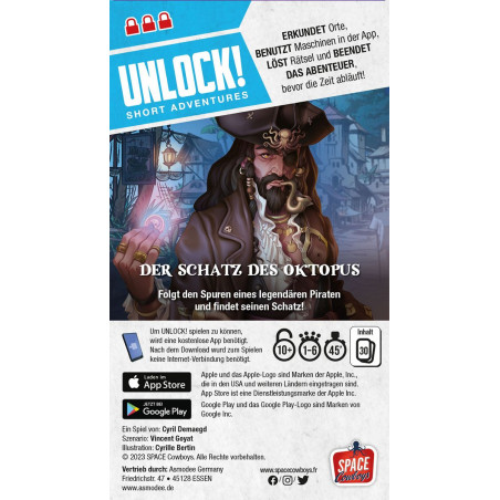 Space Cowboys - Unlock! Short Adventures: Der Schatz des Oktopus Space Cowboys - Unlock! Short Adventures: Der Schatz des Oktopus