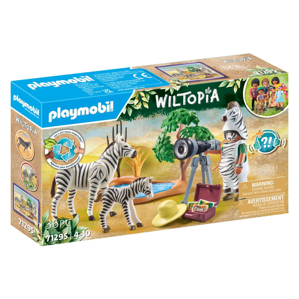 PLAYMOBIL 71295 - Wiltopia - Unterwegs mit der Tierfotografin