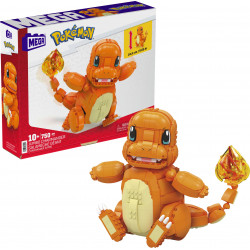 Mega Bloks - Pokémon Jumbo Glumanda Collector Figur (beweglich), Bauset