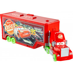 Mattel - Disney and Pixar Cars Glow Racer Mack Transporter Set