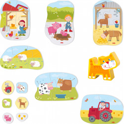 HABA - 6 erste Puzzles - Bauernhof