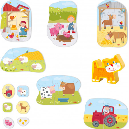 HABA - 6 erste Puzzles - Bauernhof