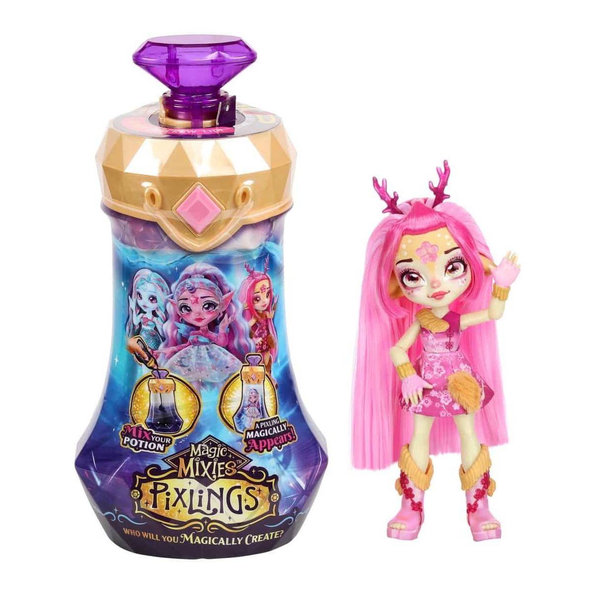 MooseToys - Magic Mixies - Pixlings, pink