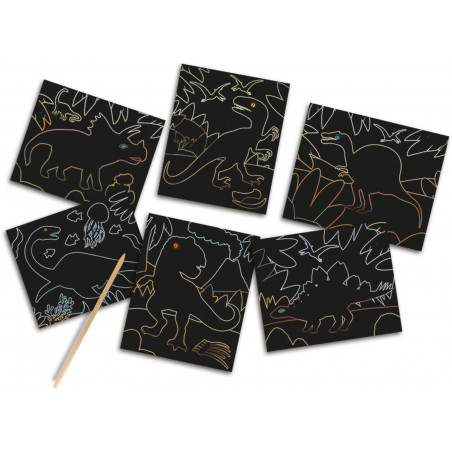 SES Creative - Glow in the Dark Kratzbilder - Dinosaurier SES Creative - Glow in the Dark Kratzbilder - Dinosaurier