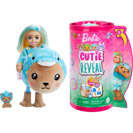 Barbie - Cutie Reveal Chelsea Costume Cuties Series - Teddy Dolphin