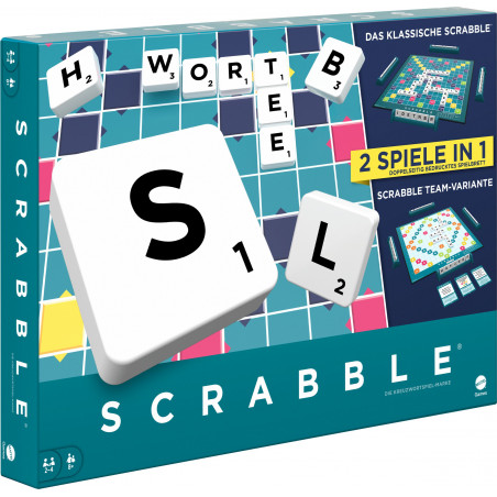 Mattel Games - Scrabble Original 2 in 1