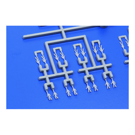 Tamiya - 1:350 Kampfschiff Figuren-set (144)