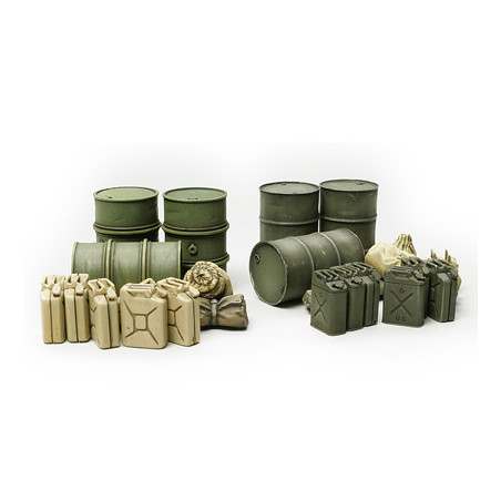 Tamiya - 1:48 Jerry Can Set - Fässer und Kanister