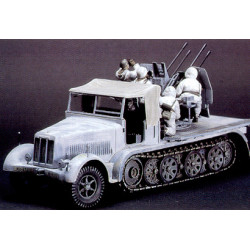 Tamiya - 1:35 Wwii Dt.halbkette m.vierl-flak
