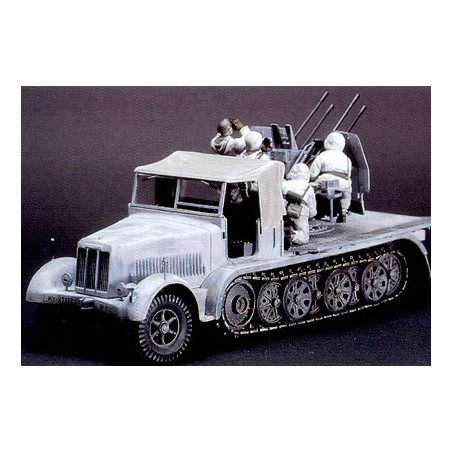 Tamiya - 1:35 Wwii Dt.halbkette m.vierl-flak