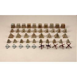 Italeri - 1:72 Panzerabwehr Hindernisse